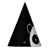 パンダのパーティーの帽子、誕生会の装飾 パーティーハット (左)