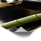 パンダのポートレート ポスター (角)