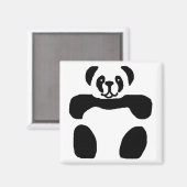 パンダのマグネット マグネット (正面/裏面)