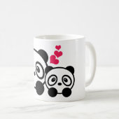 パンダのマグ コーヒーマグカップ (正面右)