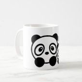 パンダのマグ コーヒーマグカップ (正面左)