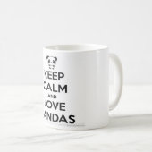 パンダのマグ コーヒーマグカップ (正面右)