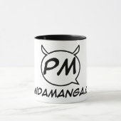 パンダのマンガのマグ マグカップ (中央)