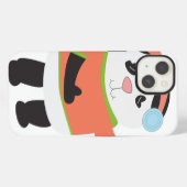 パンダのロック iPhoneケース (裏面横)
