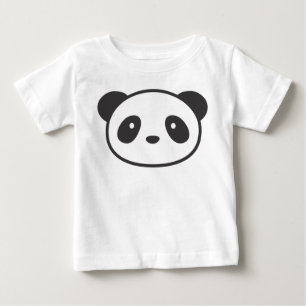 パンダのワイシャツ ベビーTシャツ