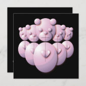 パンダの力 招待状 (正面/裏面)