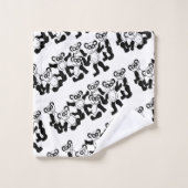 パンダの友人タオルセット バスタオルセット (ウォッシュタオル)