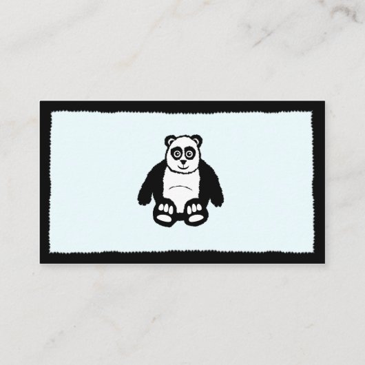パンダの名刺 名刺 (裏面)