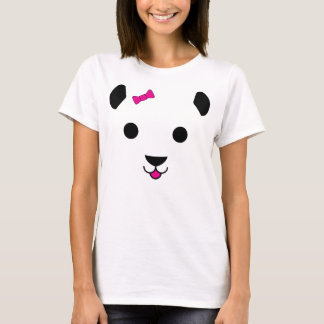 パンダの女の子 Tシャツ