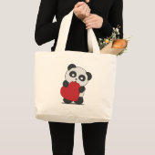 パンダの愛 ラージトートバッグ (正面(商品))