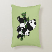 パンダの成長 アクセントクッション (正面(垂直))