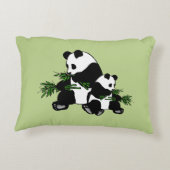 パンダの成長 アクセントクッション (裏面)