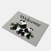 パンダの成長 ドアマット (アングル)