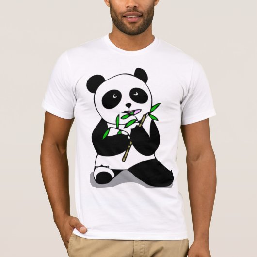 パンダの抱擁:) Tシャツ (正面)