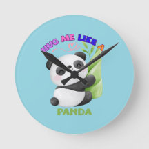 🕒パンダの時間ラベル – 可愛いタックトック！🐼