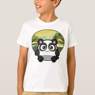 パンダの服装としてブーイング Tシャツ