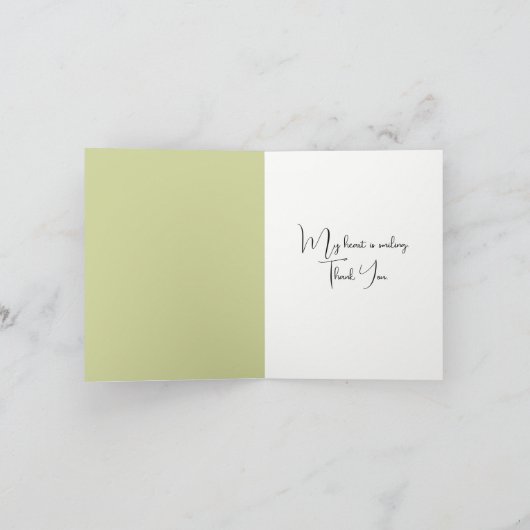 パンダの木に カード (内部)