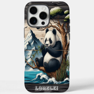 パンダの木の丘:竹のおやつ iPhone 16 PRO MAXケース