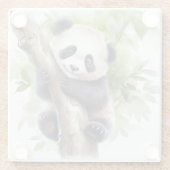 パンダの木 ガラスコースター (裏面)