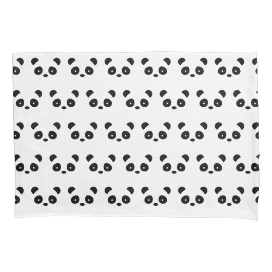 パンダの枕箱、寝室の装飾 枕カバー (正面)