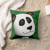 パンダの枕16x16 クッション (ブランケット)