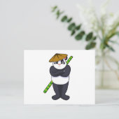 パンダの棒術対決.PNG ポストカード (スタンド正面)