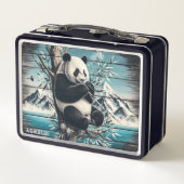 パンダの森の天国:バンブートリート メタルランチボックス (裏面)
