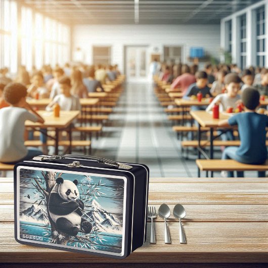 パンダの森の天国:バンブートリート メタルランチボックス
