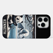 パンダの森の天国：竹の楽しみ iPhoneケース (裏面横)