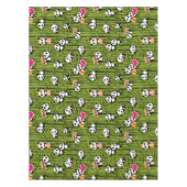 パンダの模様2 テーブルクロス (正面)