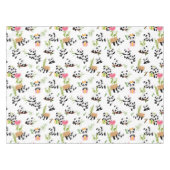 パンダの模様 テーブルクロス (正面(横))