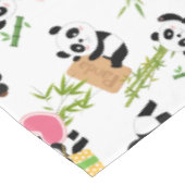 パンダの模様 テーブルクロス (アングル)