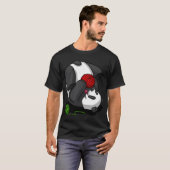 パンダの毛糸の編み物 Tシャツ (正面フル)