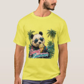 パンダの甘い夏Tシャツ Tシャツ (正面)
