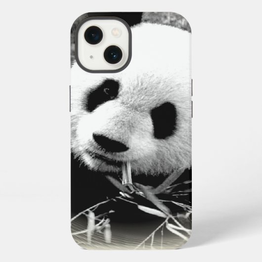 パンダの目のデザイン iPhoneケース (裏面)