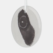 パンダの眼差し - ゲイズコレクション ガラスオーナメント (正面左)