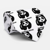 パンダの石 ネクタイ (ロール)