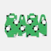 パンダの草の上に寝る フェイバーボックス (折り畳みなし)