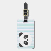 パンダの荷物のラベル ラゲッジタグ (正面縦)