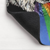 パンダの虹 マウスパッド (コーナー)