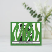 パンダの誕生日おめでとう ポストカード (スタンド正面)