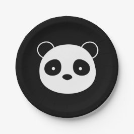 パンダの誕生日のプレート ペーパープレート