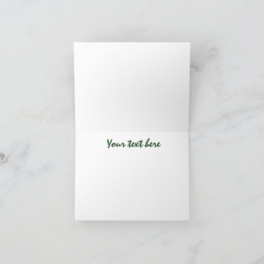 パンダの誕生日の挨拶 カード (内部)