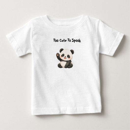 パンダの赤ちゃん ベビーTシャツ (正面)