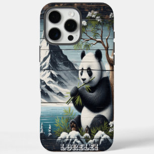 パンダの隠れ家:竹食 iPhone 16 PRO MAXケース