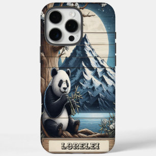 パンダの静かなノック:竹の喜び iPhone 16 PRO MAXケース