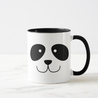 パンダの顔のマグ マグカップ