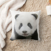 パンダの顔 クッション (ブランケット)