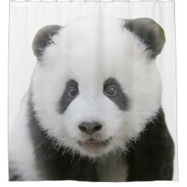パンダの顔 シャワーカーテン
