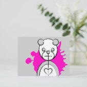 パンダの飛沫 ポストカード (スタンド正面)